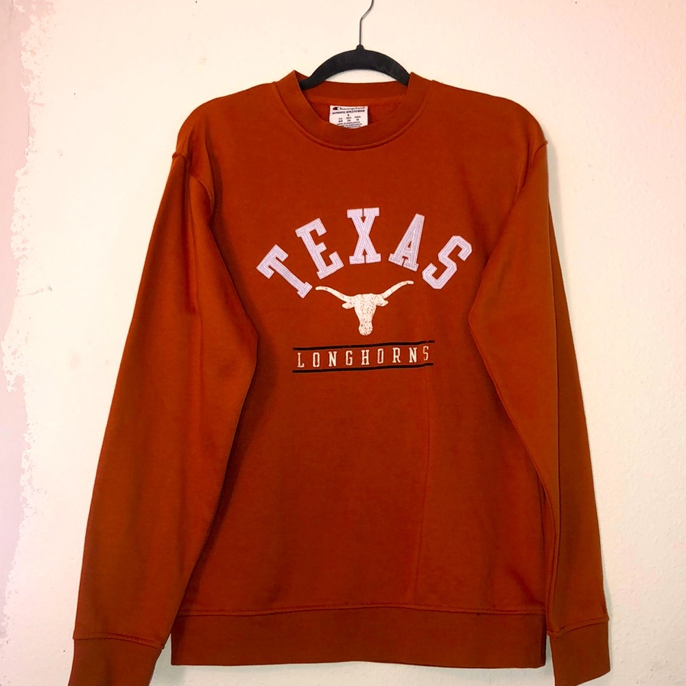 Champion, men’s small, Texas Longhorns sweatshirt.